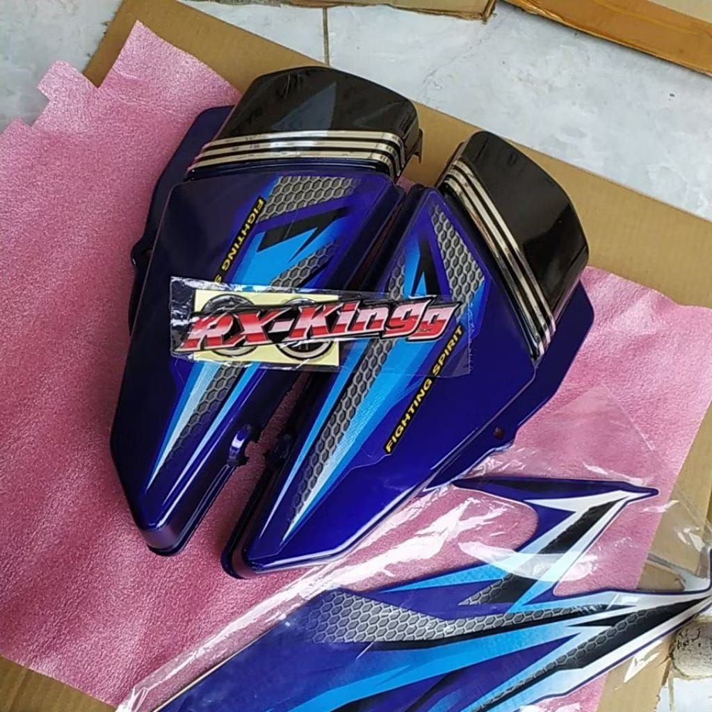 Box Aki Tutup Aki Tepong Kempolan RX King 2005 Biru List