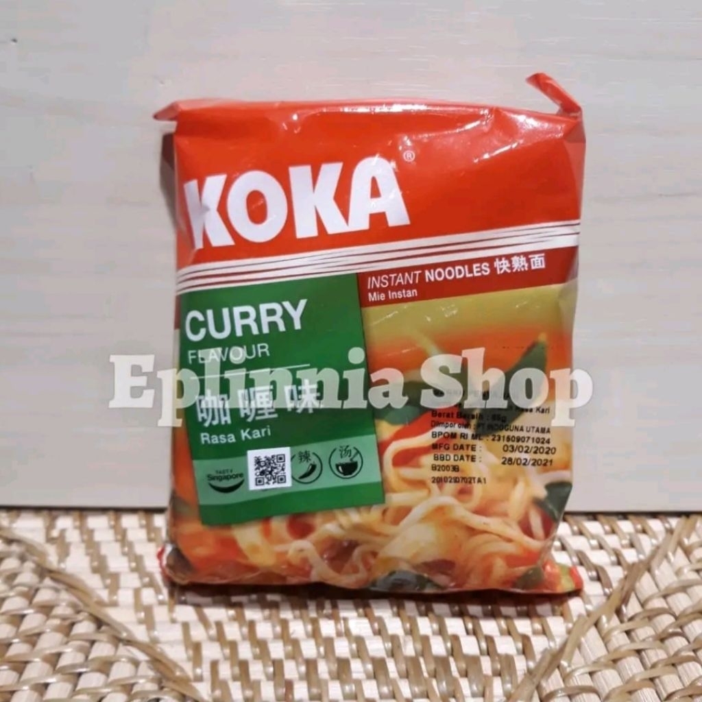 

Koka Curry Flavour Instan Noodles 85 gr - Koka Mie Instan
