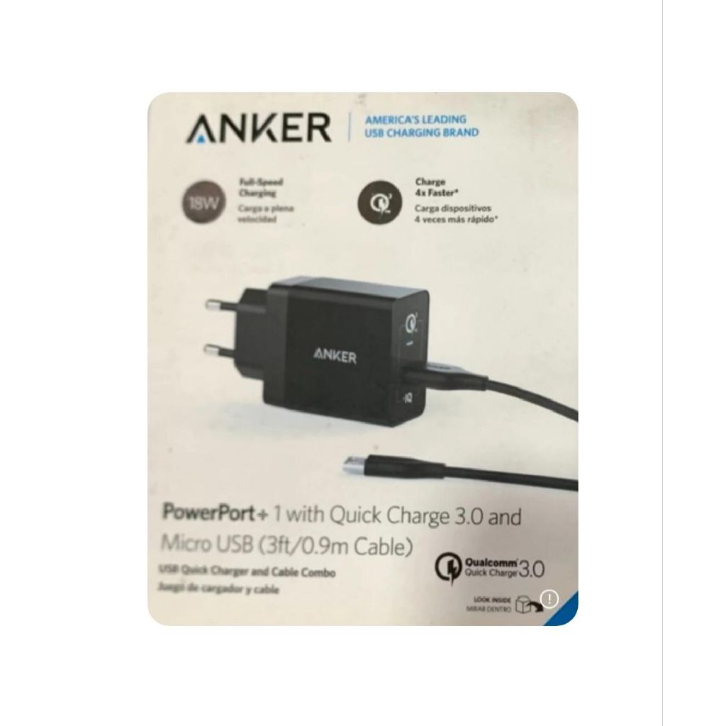 TC USB Micro Quick Charger Anker 18Watt