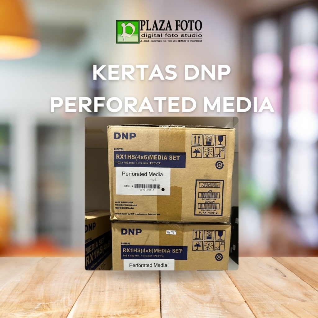 Kertas Paper DNP Perforated Media Per 1 Dus 2 Roll
