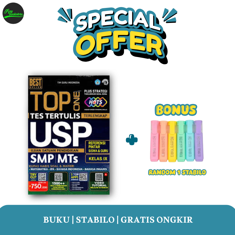 Buku Top One Tes Tertulis Terlengkap USP SMP/MTs Kelas 9 - Agro