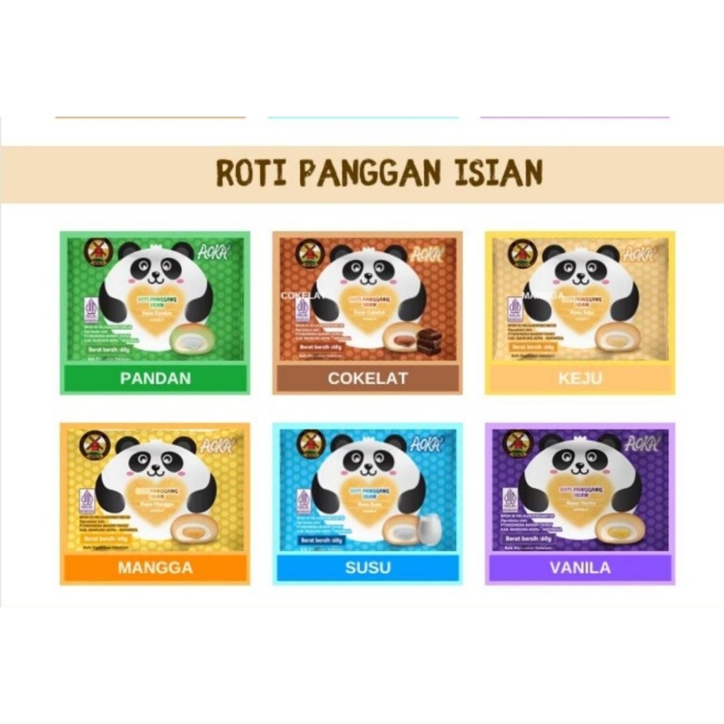 

Aoka panda 1 dus isi 60 pieces
