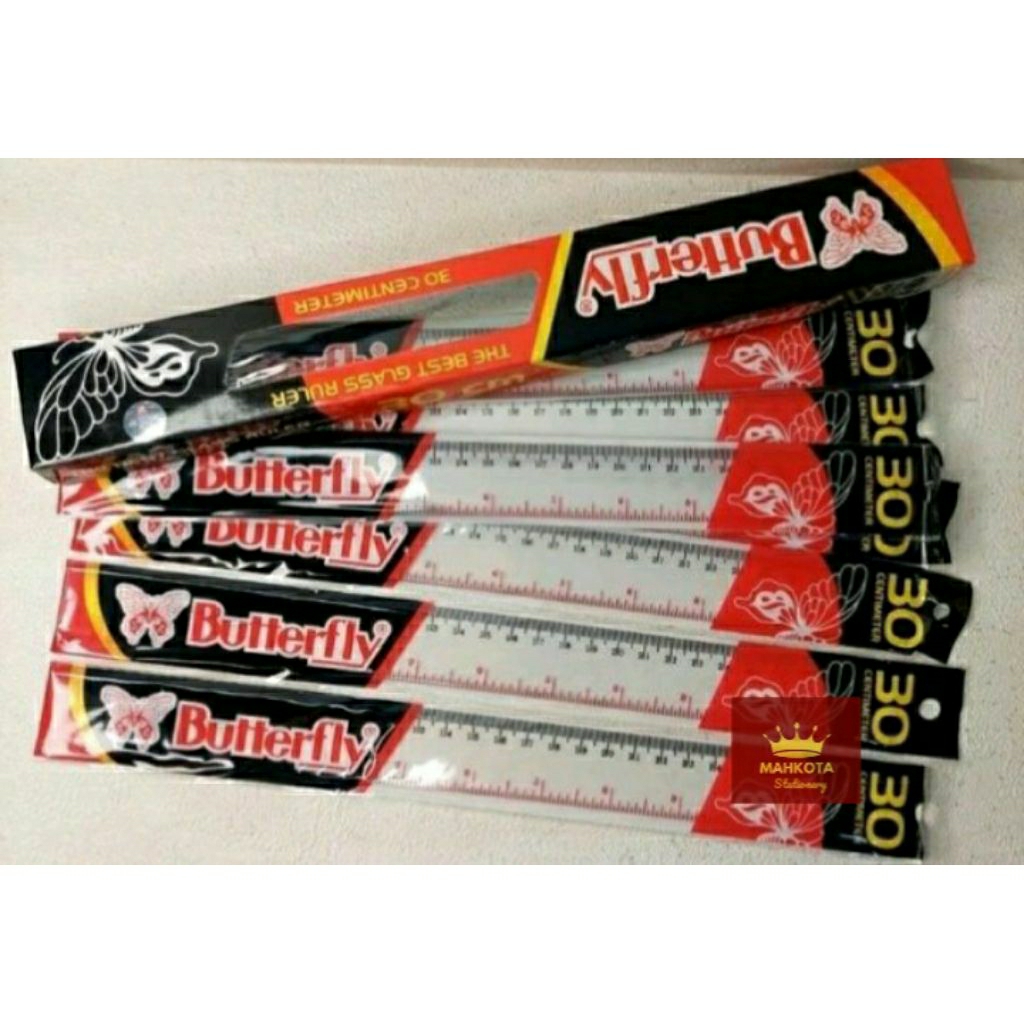 

Penggaris Plastik/Garisan Butterfly 30cm (isi 12)