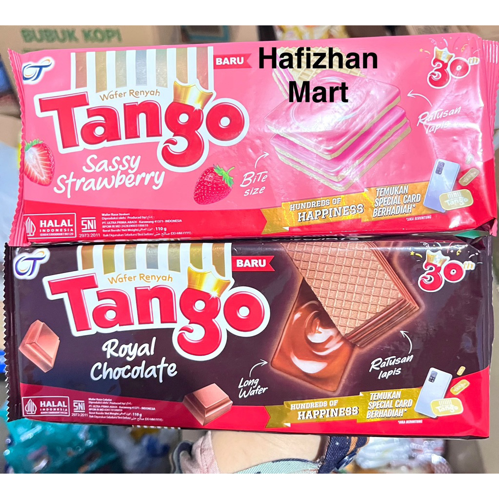 

Tango wafer chocolate & Strawberry 110gr
