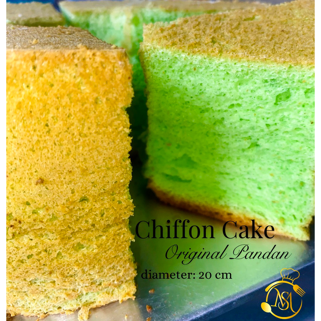 

Chiffon Cake Pandan 20 cm/Bolu Sifon