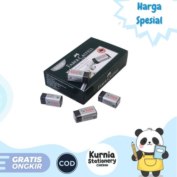 

Faber-Castell Eraser Dust Free Black Small / Penghapus Hitam Kecil Satuan