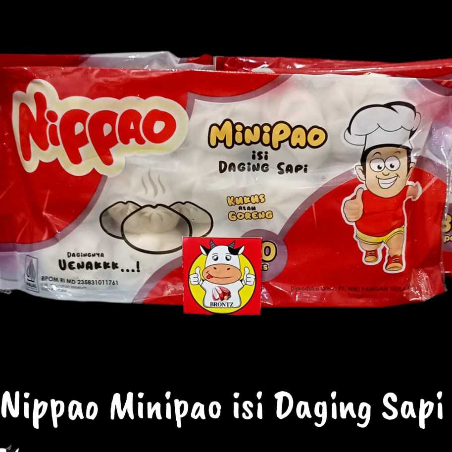 

NIPPAO MINIPAO RASA DAGING SAPI 480GR ISI 30PCS-FROZEN FOOD-BRONTZ JOGJA