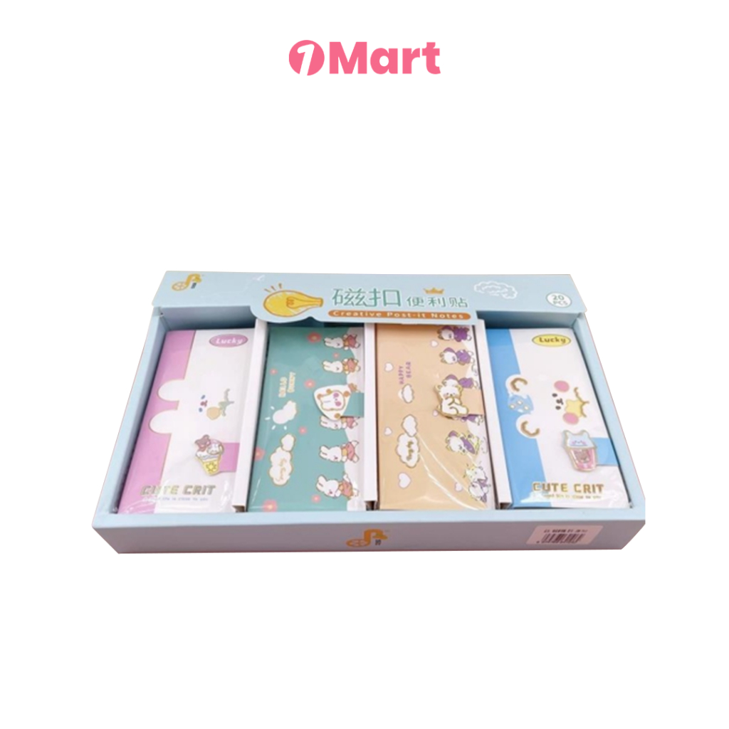 

1MART Sticky Notes Lucu Magnetik - CUTE CRIT Series