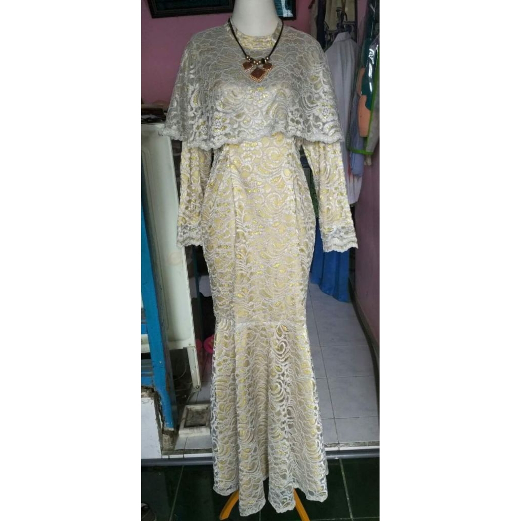 gamis duyung silver