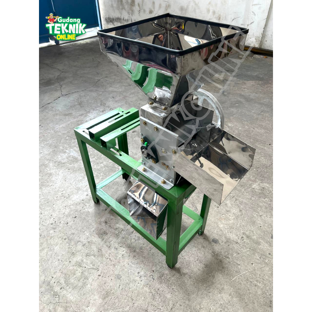 KIM Mesin Pemecah Kulit Ari Kedelai KIM RANGKA HIJAU / Mesin Pengupas Pecah Kulit Kedelai Mesin Pemi