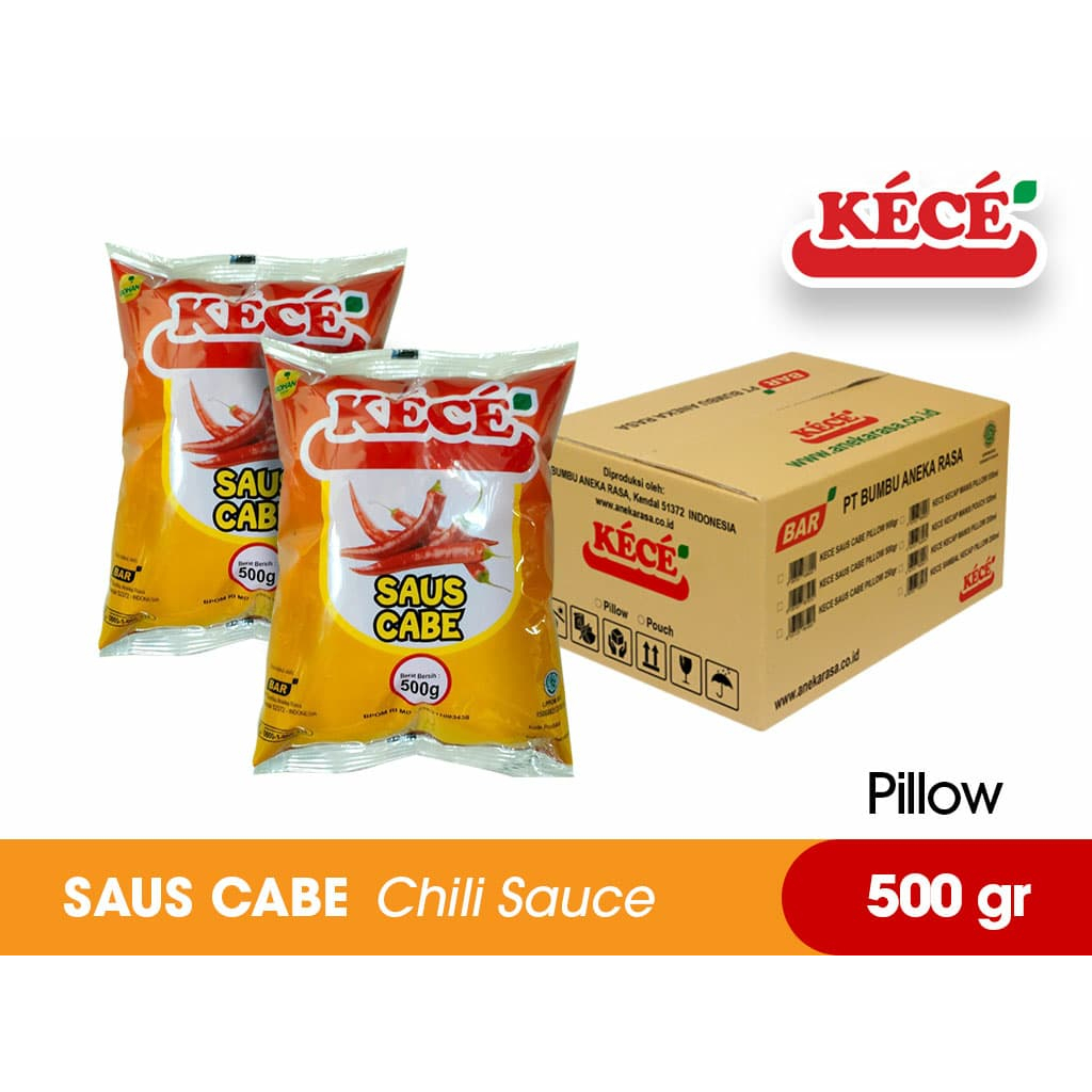 

KECE Saus Cabe / Pillow Sauce 500gr