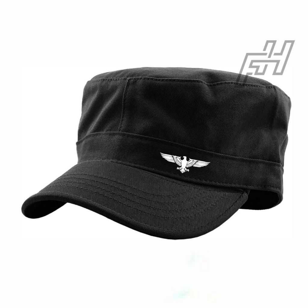 Topi komando/topi militer pria/wanita motif logo militer premium exlusive