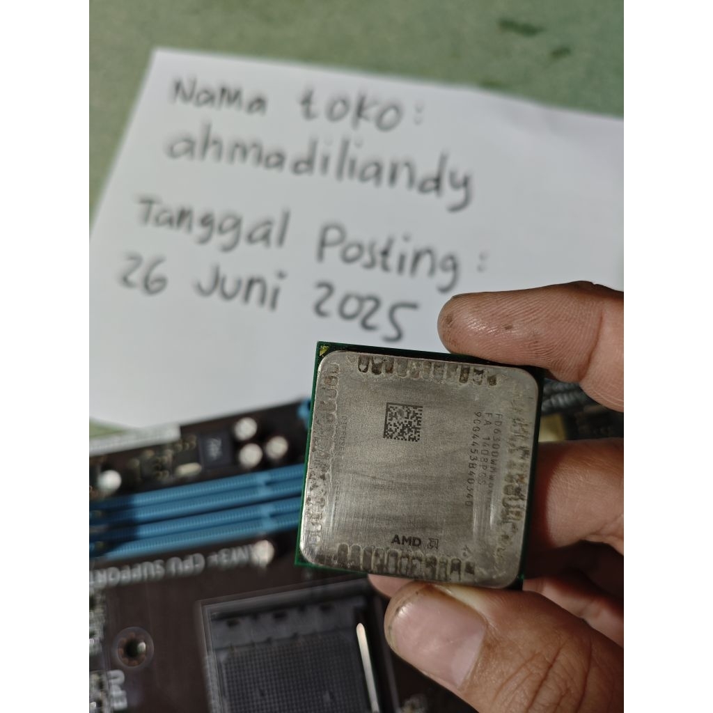 Prosesor AMD FX 6300 Bekas Pemakaian Pribadi. Jarang dipakai