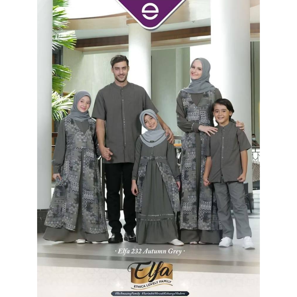 [LIMETED STOCK] SARIMBIT ELFA 232 AUTUMN GREY BY ETHICA