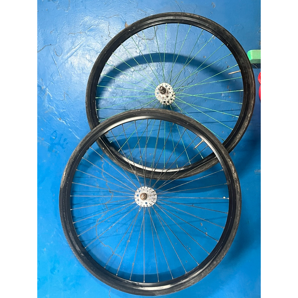 wheel set fixie 36 hole cog 17 t