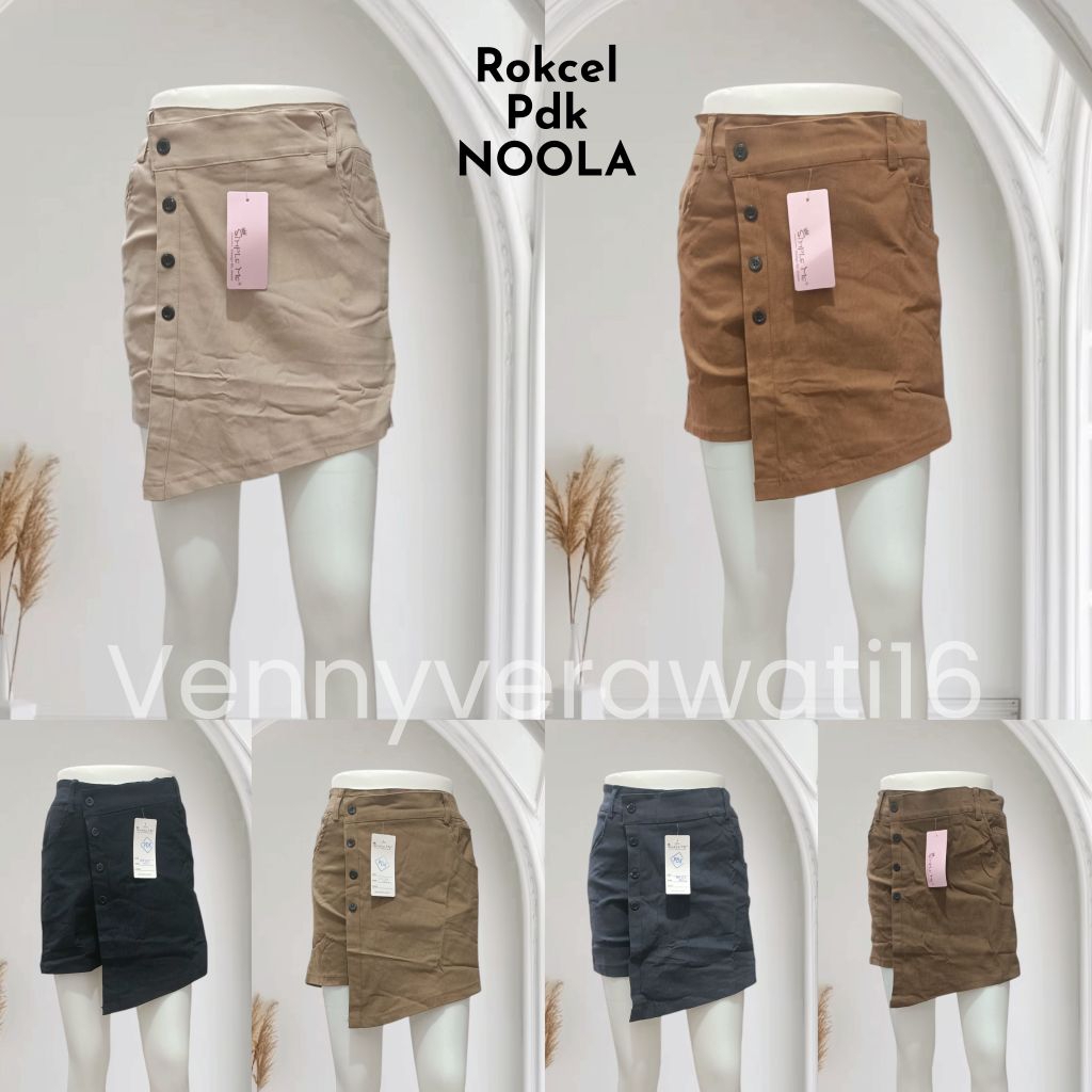 Rok Celana Pendek NOOLA Wanita Stretch Tebal Simple Me/Celana Rok Pendek NOOLA Stretch Tebal Simple 