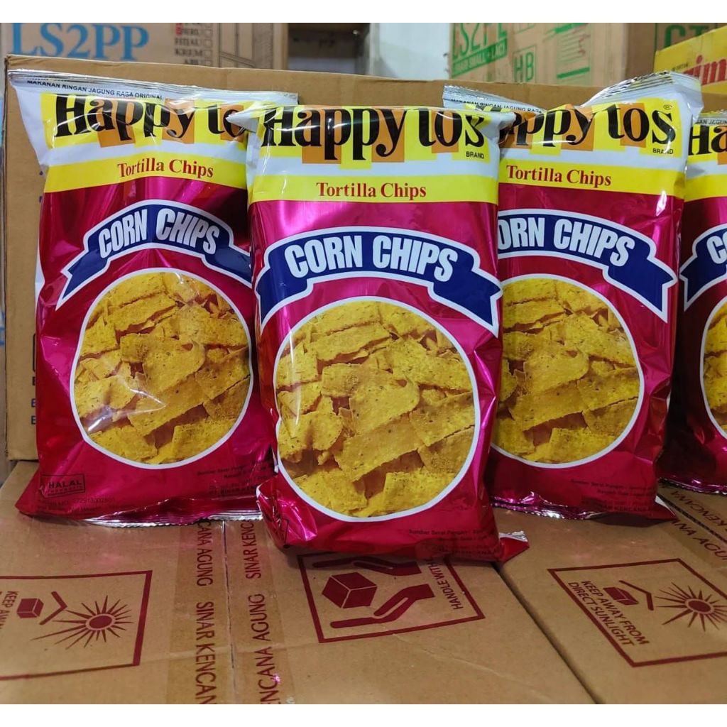 

Happy Tos Keripik Tortila 140g (Original Merah)