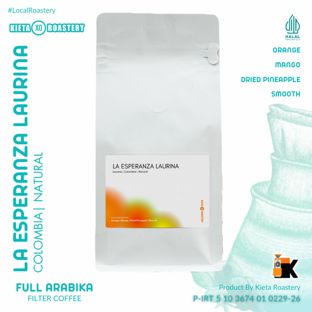 

Kieta Roastery - Biji Kopi Arabika Specialty La Esperanza Laurina Natural