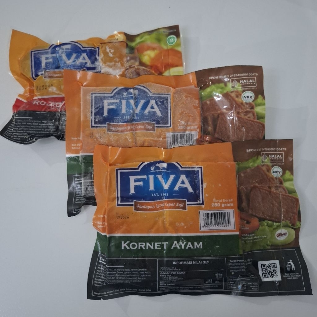 

Fiva Kornet Ayam 250gr