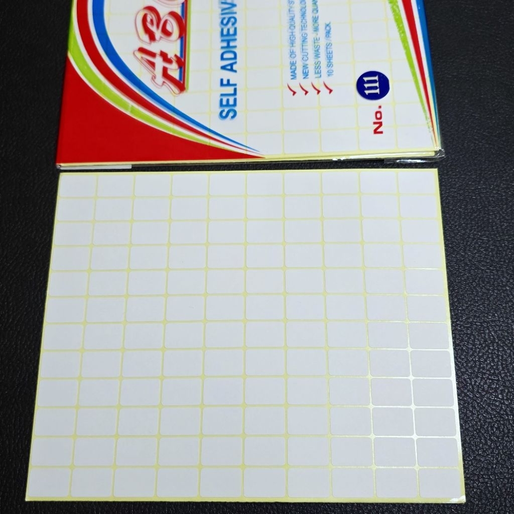 

label harga / tempelan sticker ukuran 111 dan 123