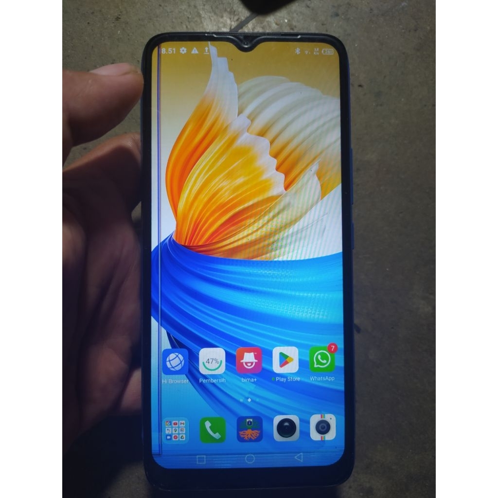 Infinix smart 6 hd kondisi minus lcd, fisik apa adanya