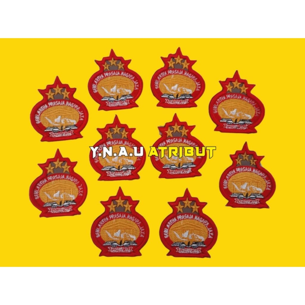 Atribut Polri Pin Keuangan Polri Bordir 3D Exclusive