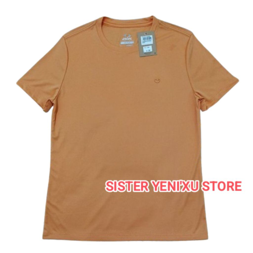 Kaos Astec Kam Women Running Dryfit Tshirt Wanita ORANGE (Size S,L) ORIGINAL STORE 100%