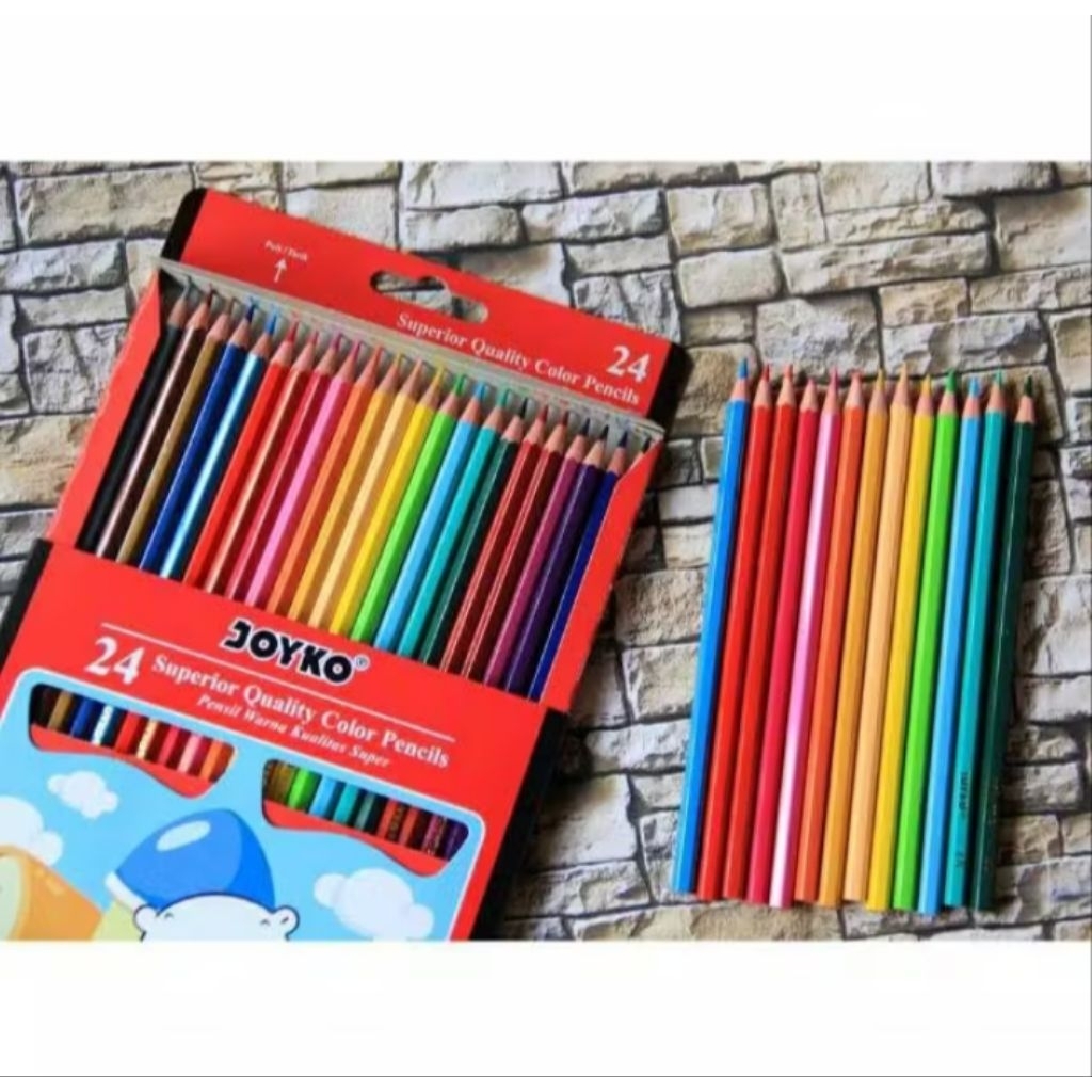 

Alat Tulis Pensil Warna 24 Joyko Terbaik