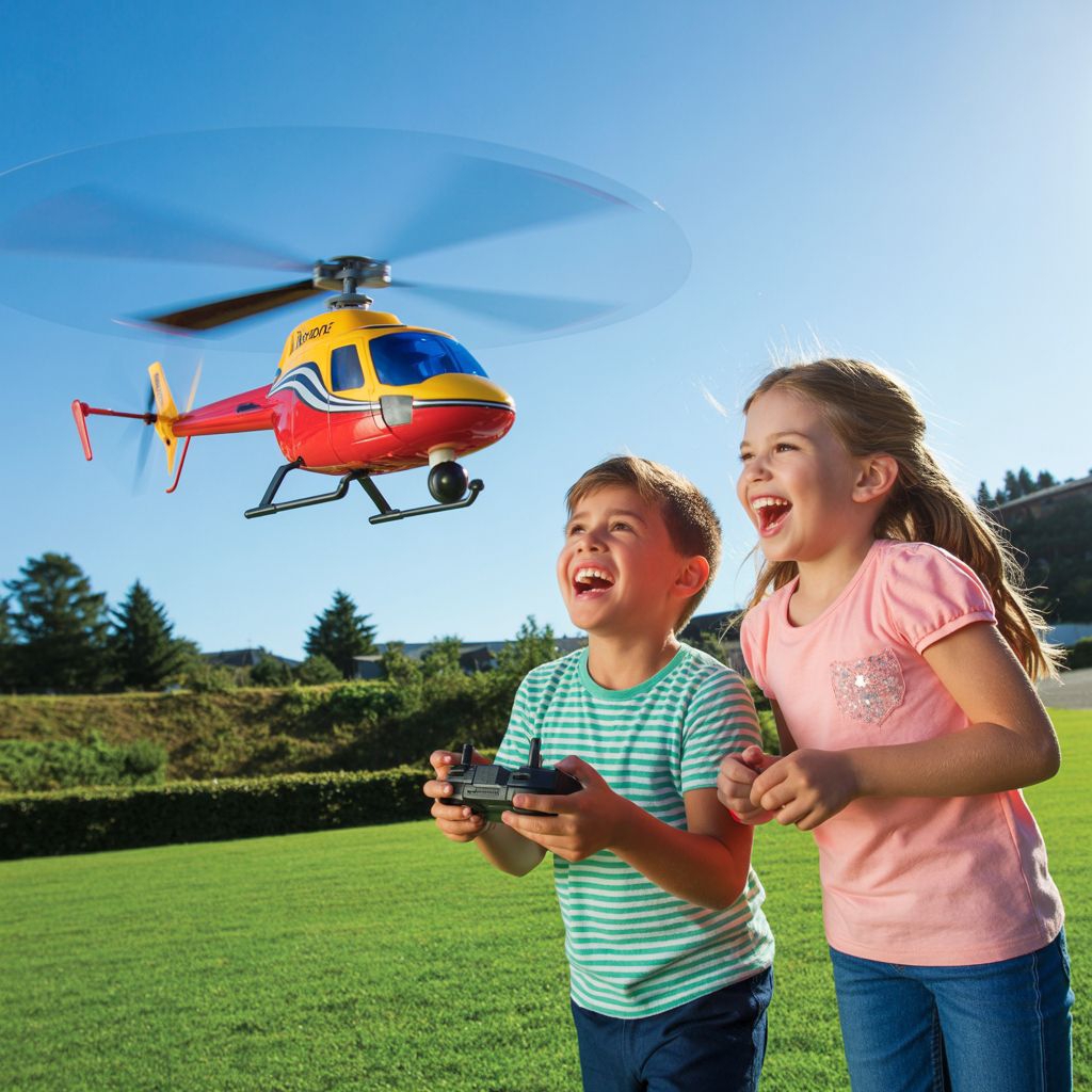 Helikopter mainan bisa terbang
