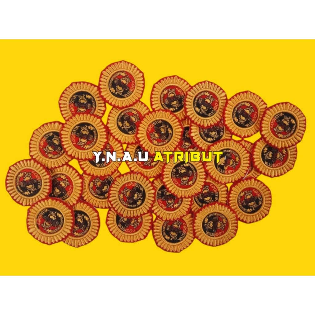 Atribut Pdl Polri Logistik Polri Bordir 3D Exclusive