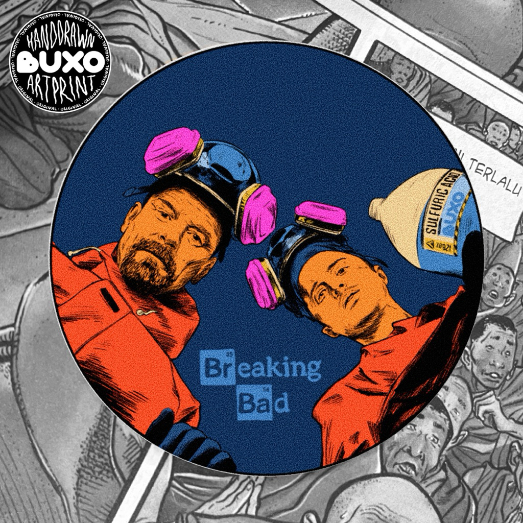 

buxo - BREAKING BAD vinyl sticker / sticker film movie series lucu