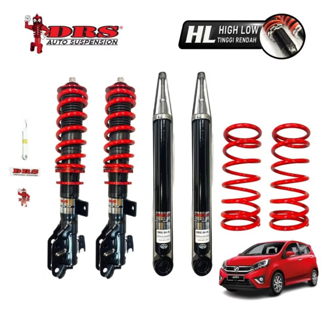 Coilover DRS Toyota Agya Daihatsu Ayla 2023 Up