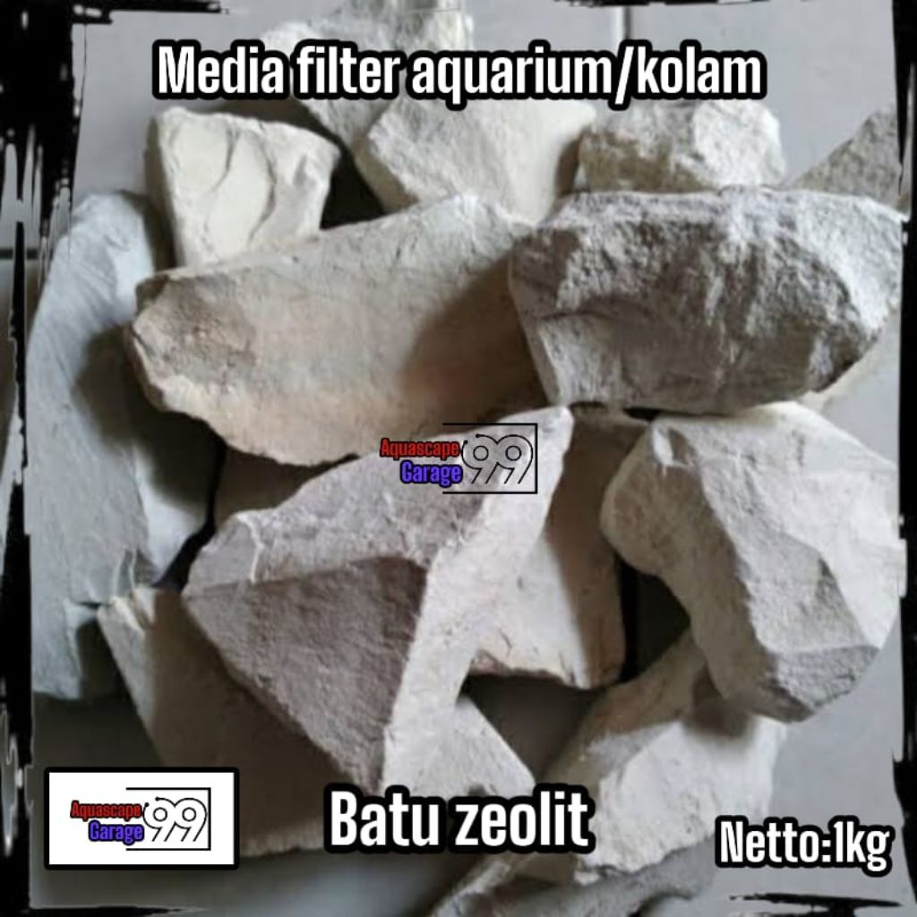 batu zeolite 1kg aquarium filter / batu zeolit /batu zeolite / filter