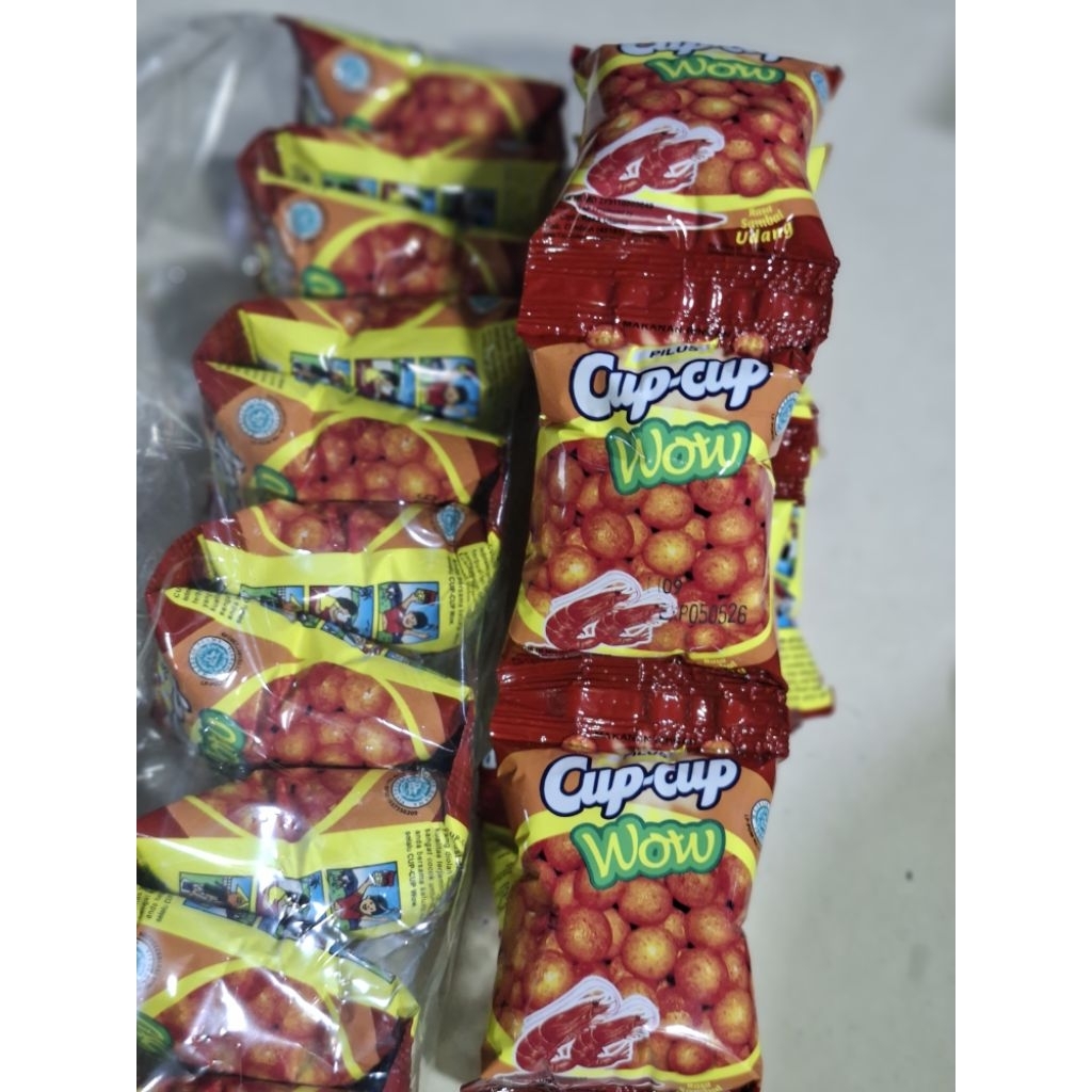 

SNACK ANAK ANAK CUP CUP WOW 1 PACK ISI 20