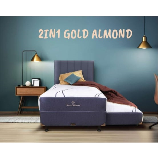 Kasur Springbed 2in1 GOLD Almond CENTRAL SPRINGBED