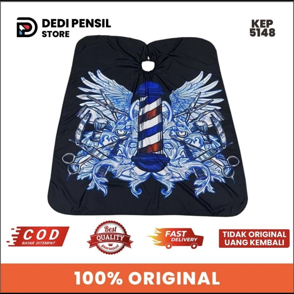 Kip Barbershop Kep Cukur Rambut Barber 5148 Ukuran Jumbo
