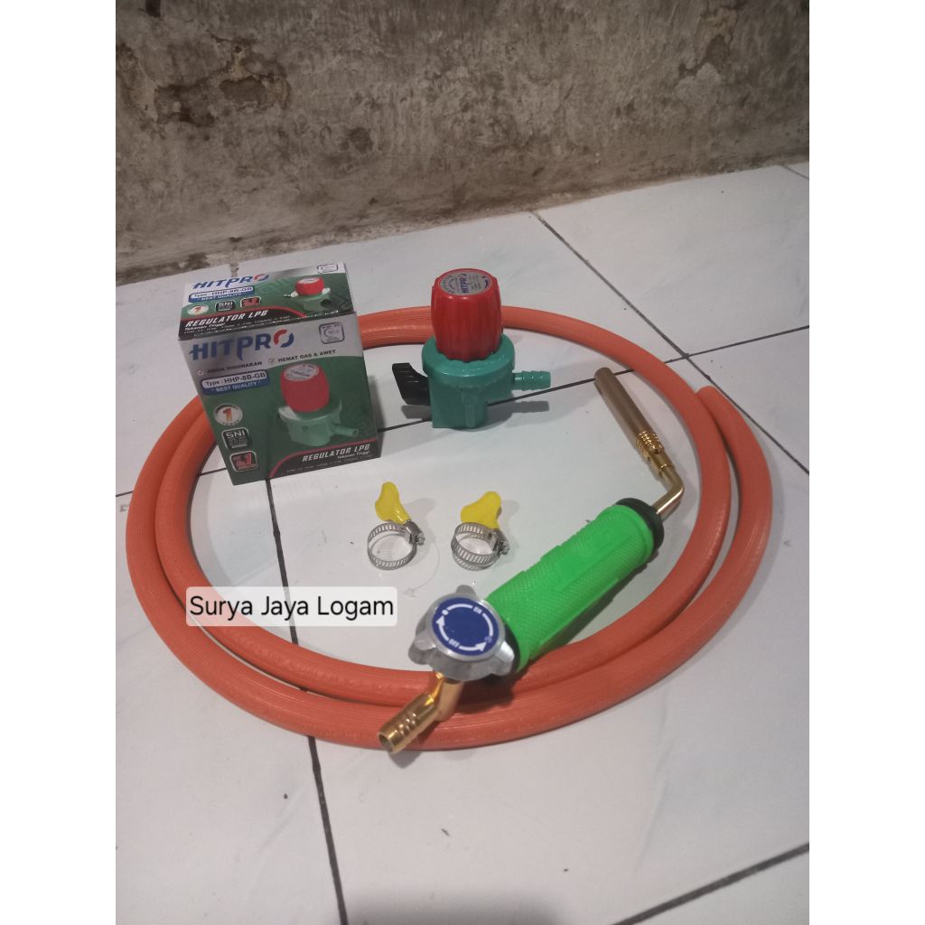 Kepala Heating Torch / Gas Torch / Alat Las Gas Torch (Lengkap)