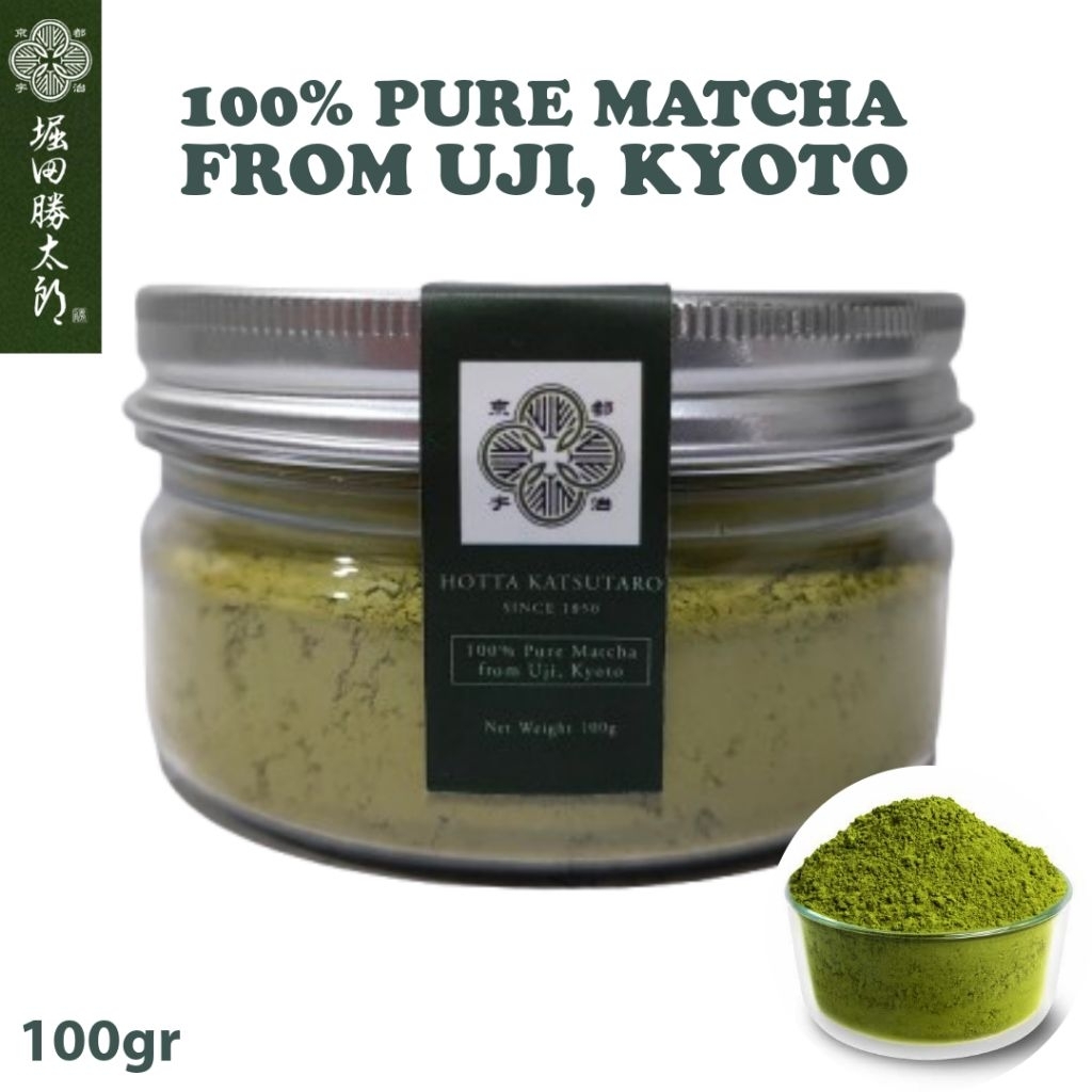 

Hotta Pure Matcha Powder 100gr - Uji Matcha Kyoto Japan Premium Tea Ceremonial