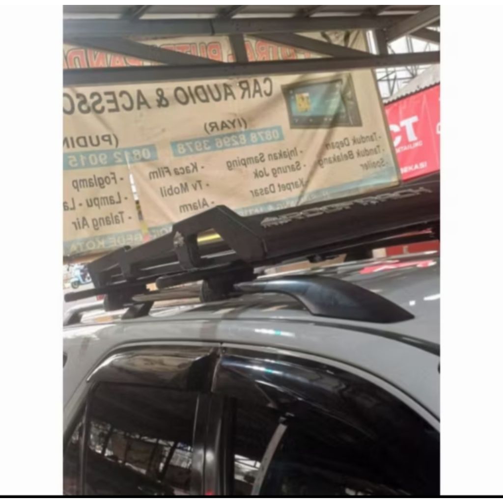 roof rack bagasi atas mobil model jepit roof rail rack model roof rack