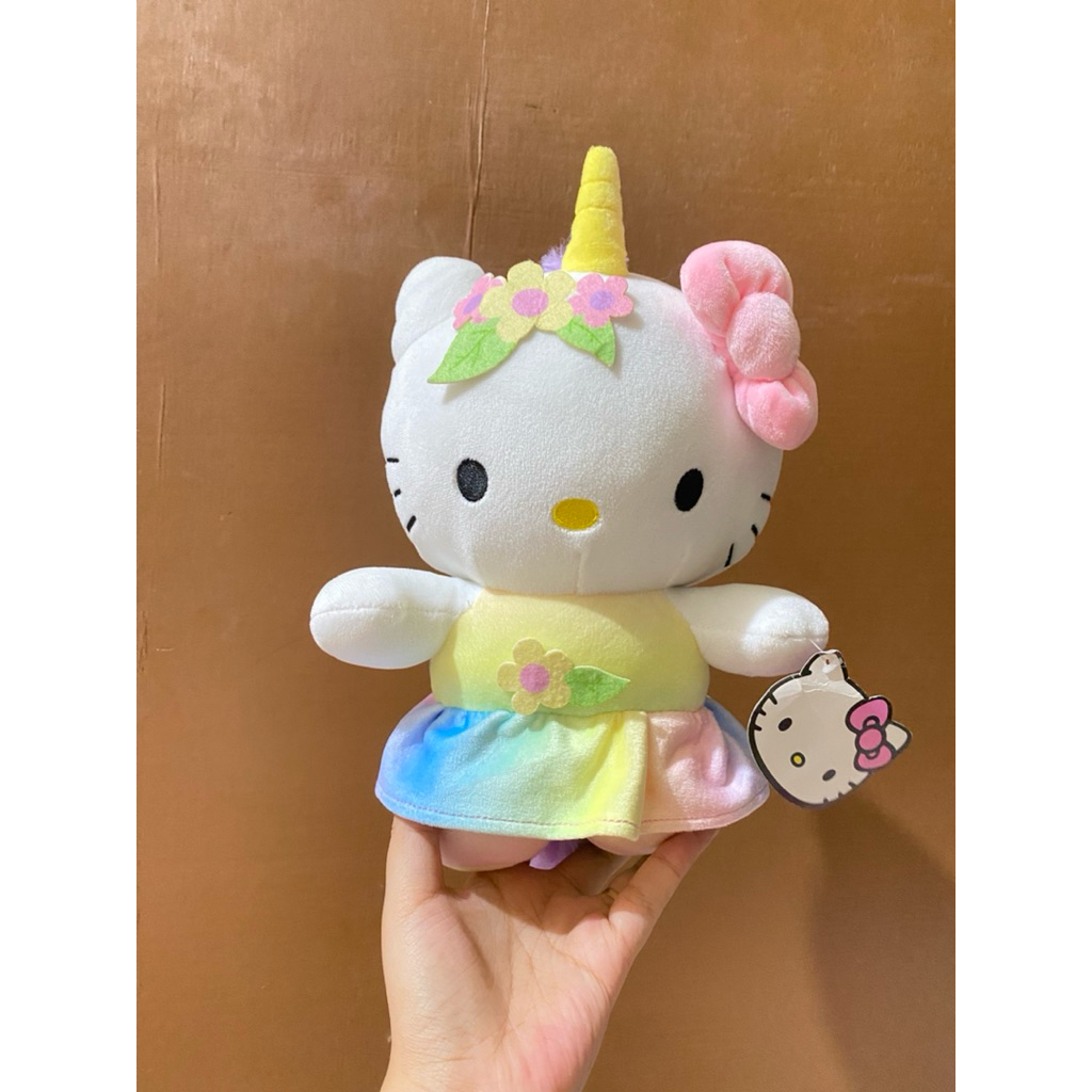 Boneka Sanrio Karakter Hello Kitty Unicorn size 25cm Original / Boneka Hello Kitty Unicorn / Boneka 