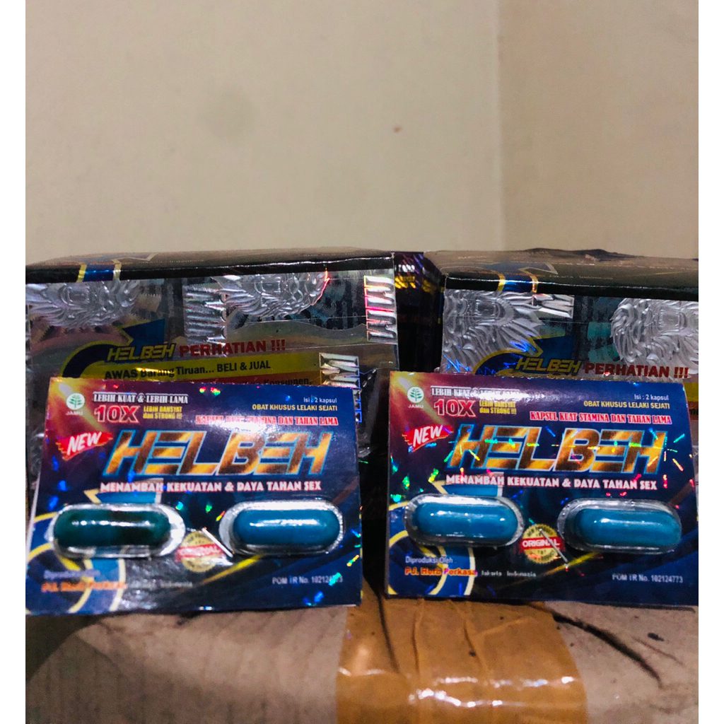 Helbeh kapsul asli original