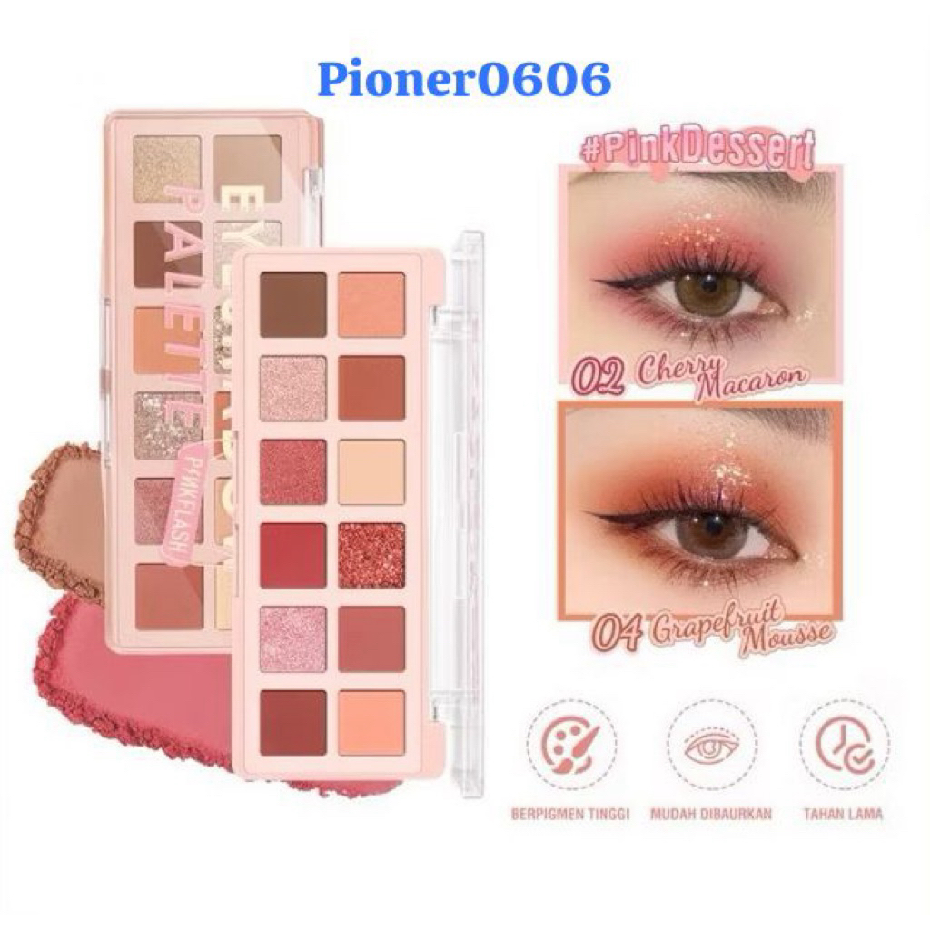 PINKFLASH OhMyLove Eyeshadow Palette Multiple Face Blush Highlighter Contour Eyeshadow Palette