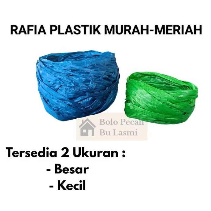 

Tali Rafia Eceran Seribu Tali Rafia Kokoh / Tali Rafia Roll / Tali Plastik