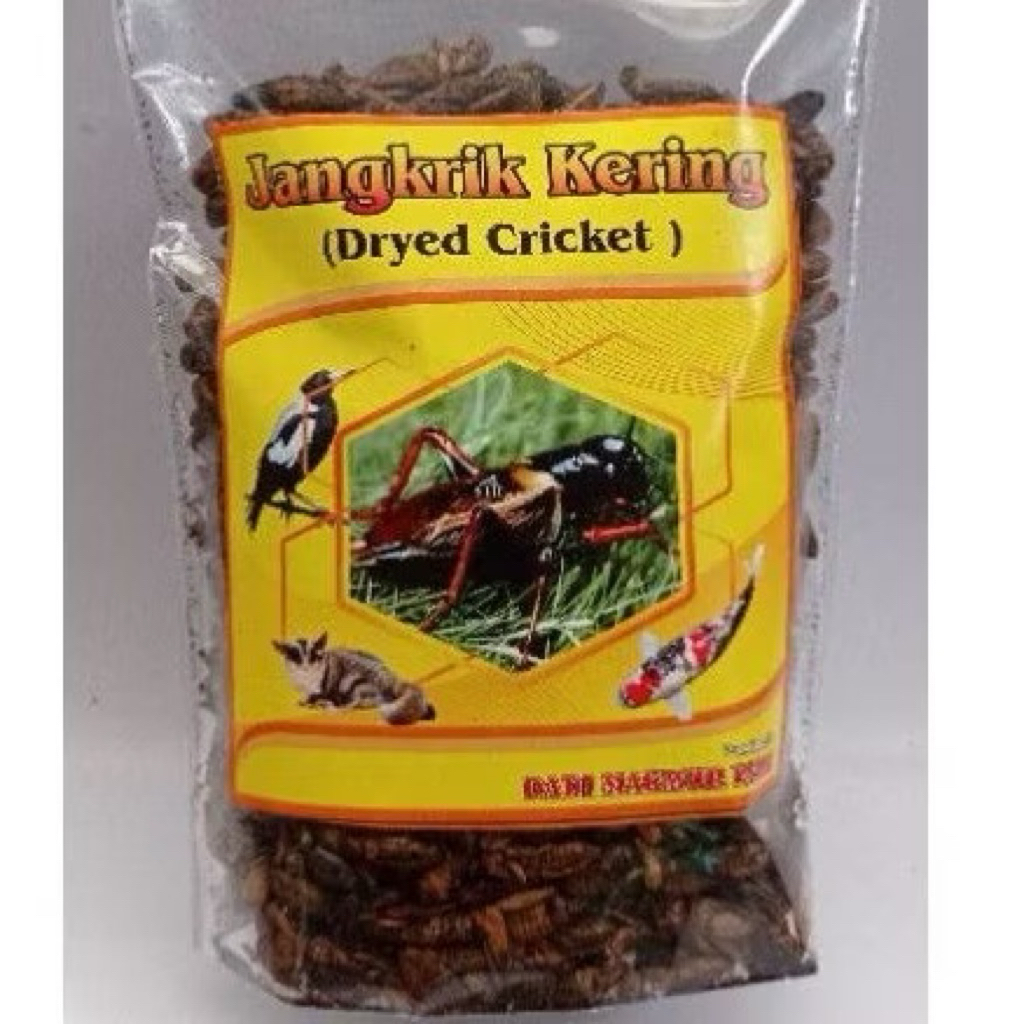 Jangkrik Kering pakan burung,ikan