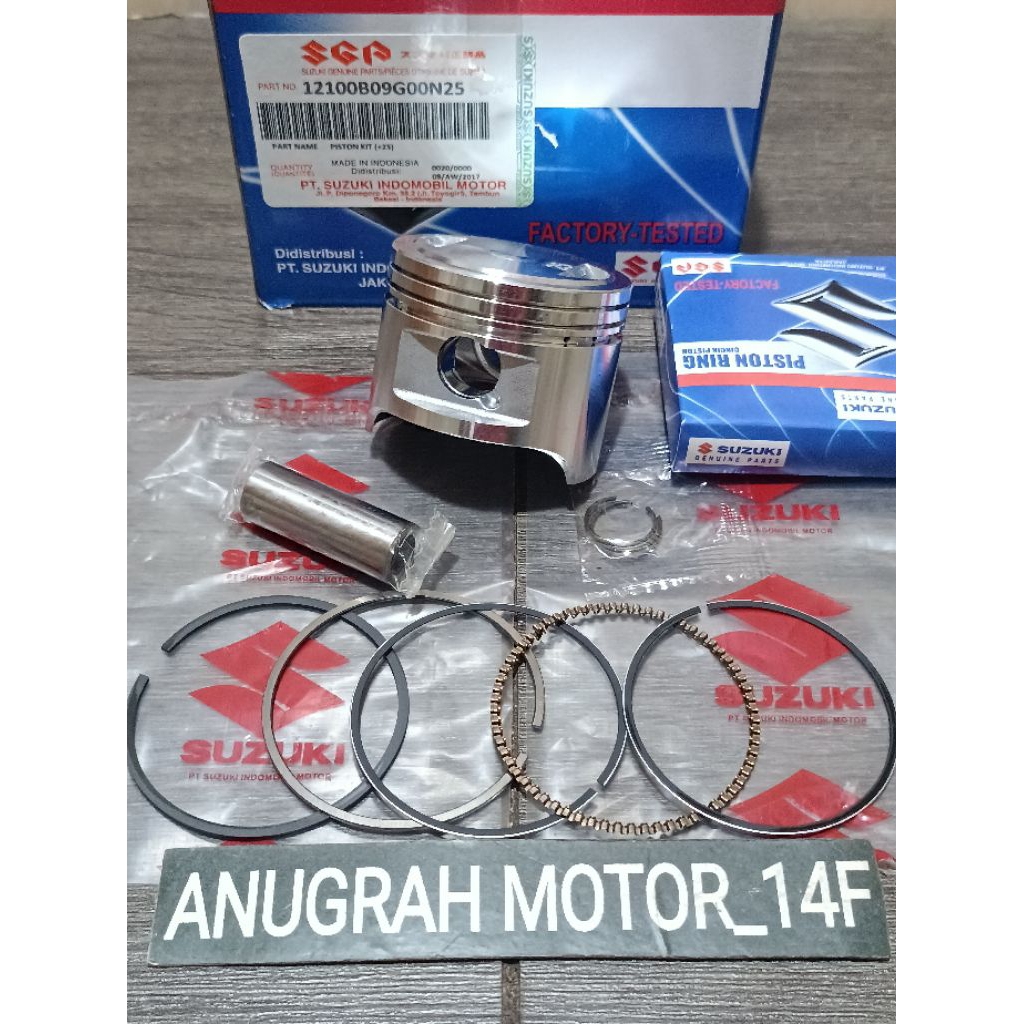 Piston Ring Seher Kit Standar Suzuki Smash 110 New Smash 110 Old Suzuki Genuine Part