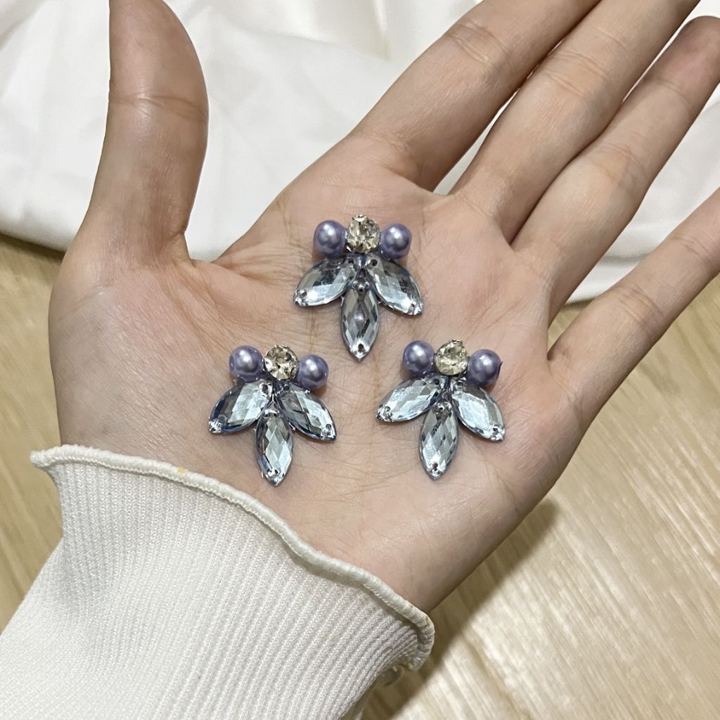 Payet Rangkai Instant/payet tempel mewah/payet diamond kristal | Payet Instan Cantik | Payet Leher, 