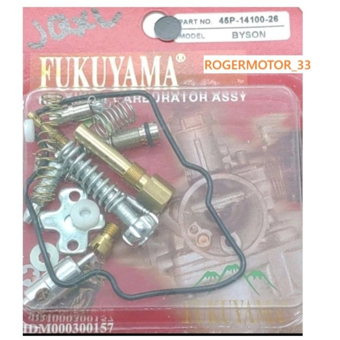 REPAIR KIT KARBURATOR CARBURATOR KARBU BYSON MERK FUKUYAMA
