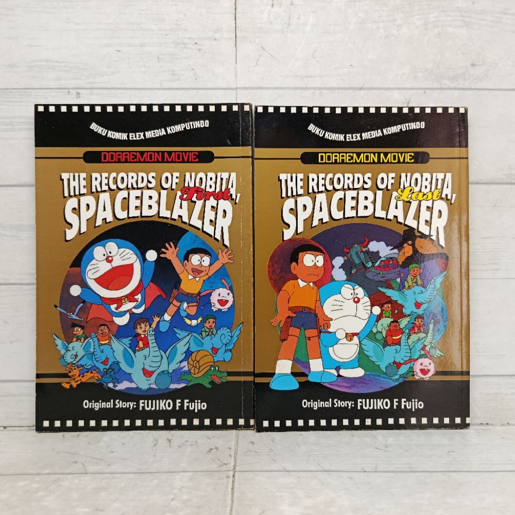 Paket 2 Komik Dora Emon Doraemon Movie The Records Of Nobita Spaceblazer First and Last Fujiko F Fuj