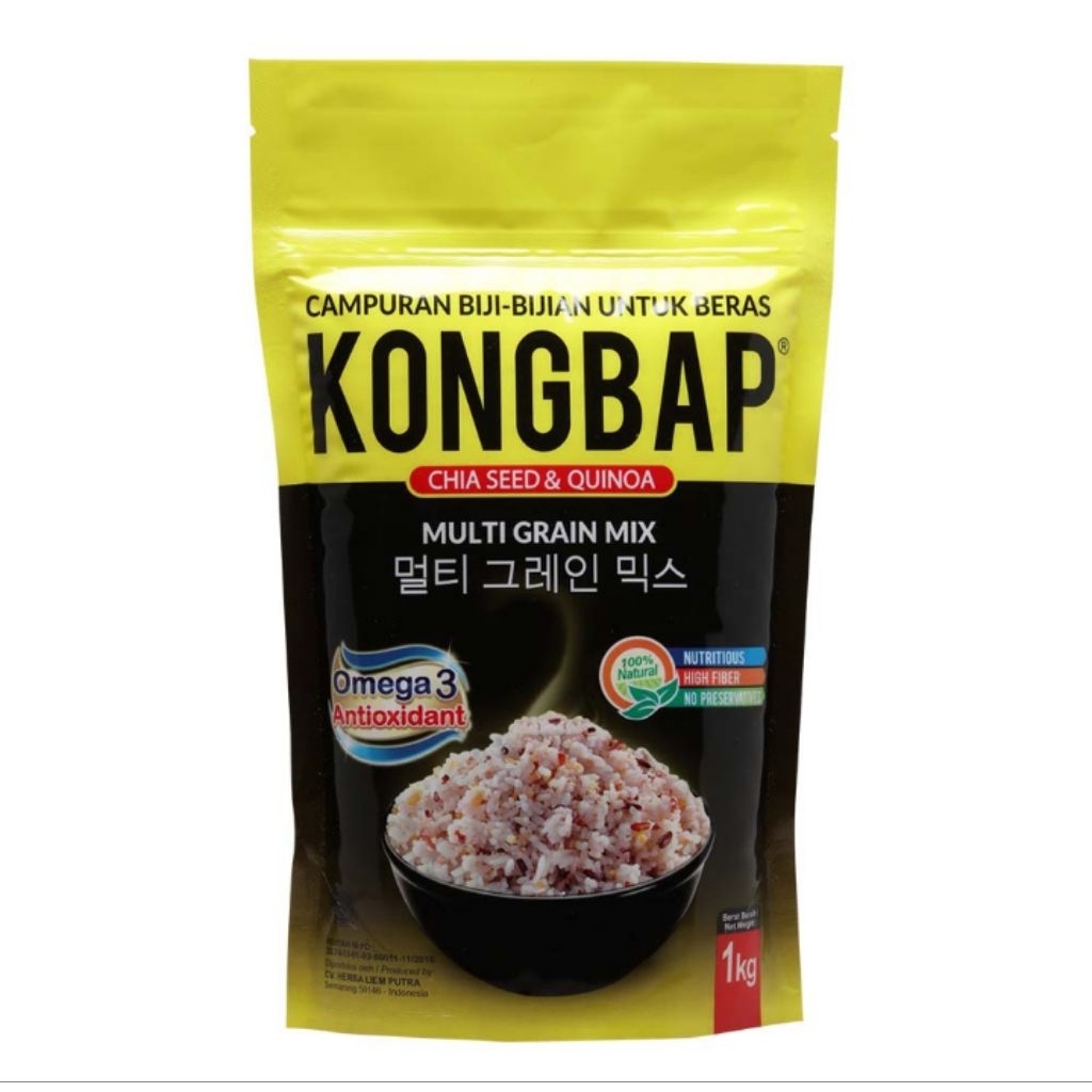 

Kongbap Beras Multi Grain Mix Chiaseed & Quinoa 1000 g