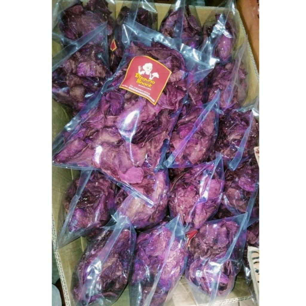 

keripik ubi ungu / snack rizquna / cemilan / makanan ringan
